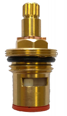 Кран-букса керамическая ПРОФСАН 1/2" 15 шлицов 2 резьбы PSM-1291-15 400_400_2899222